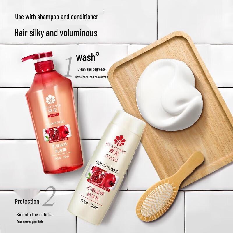 Bee Flower Pomegranate Nourishing Shampoo