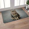 1Pcs Anti Fatigue Kitchen Rugs, Cat Design Print Waterproof Non-Slip Thick Cushioned Kitchen Mat Heavy Duty Comfort Standing Mat for Kitchen