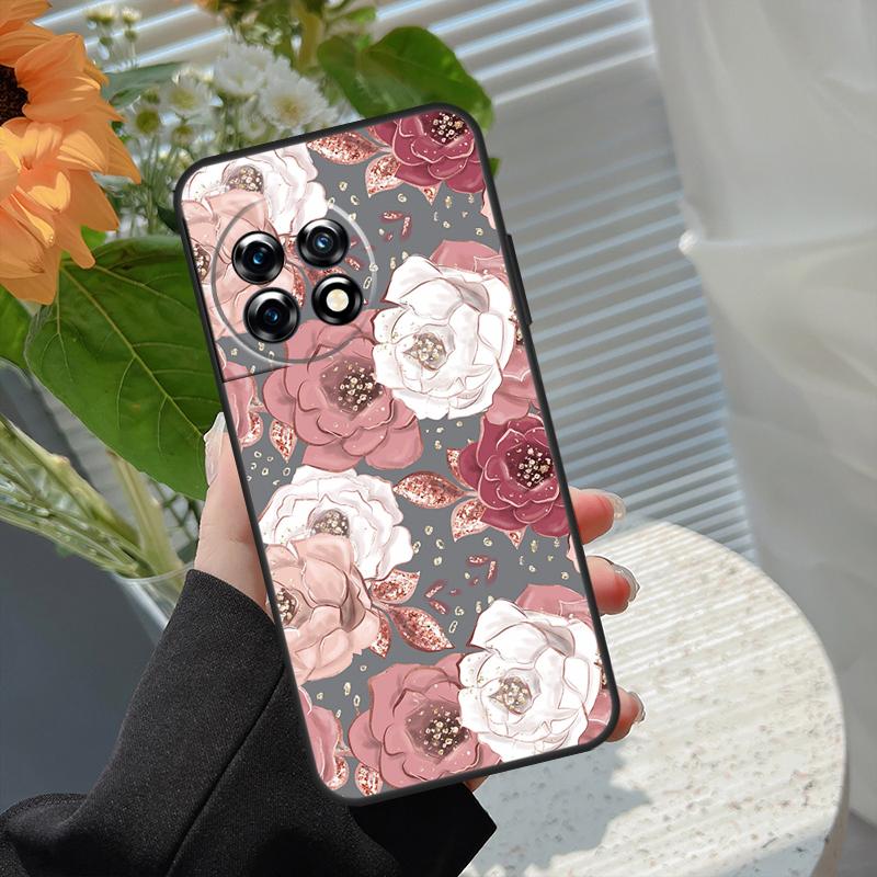 Love Rose Gold Style Case For OnePlus 15 15R 12 12R 13T 13R 13 11 10 10R 10T 8T Nord 5 CE 2 3 4 Lite N20 N30 Cover