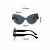 Cat Eye Oversized Sunglasses for Women Ins Personality with UV Protection Sun Glasses Pink Green Party Casual Eyewear