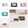 Creative Small Mini Triangle Clock Mute ABS Desk Digital Clock Electronic Simple Student