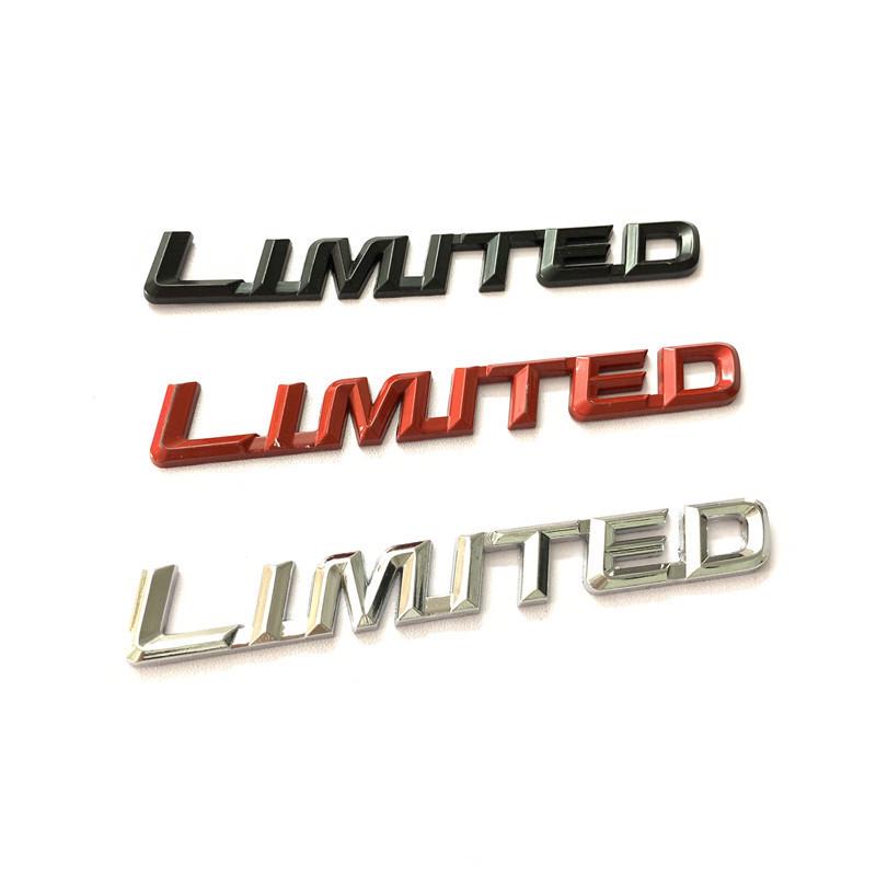 Полностью металлическая наклейка на задний логотип автомобиля 4WD для Limited Edition