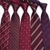 Галстук бордовый ретро мужской свадебный галстук жениха пряжа полиэстер шелковый деловой галстук