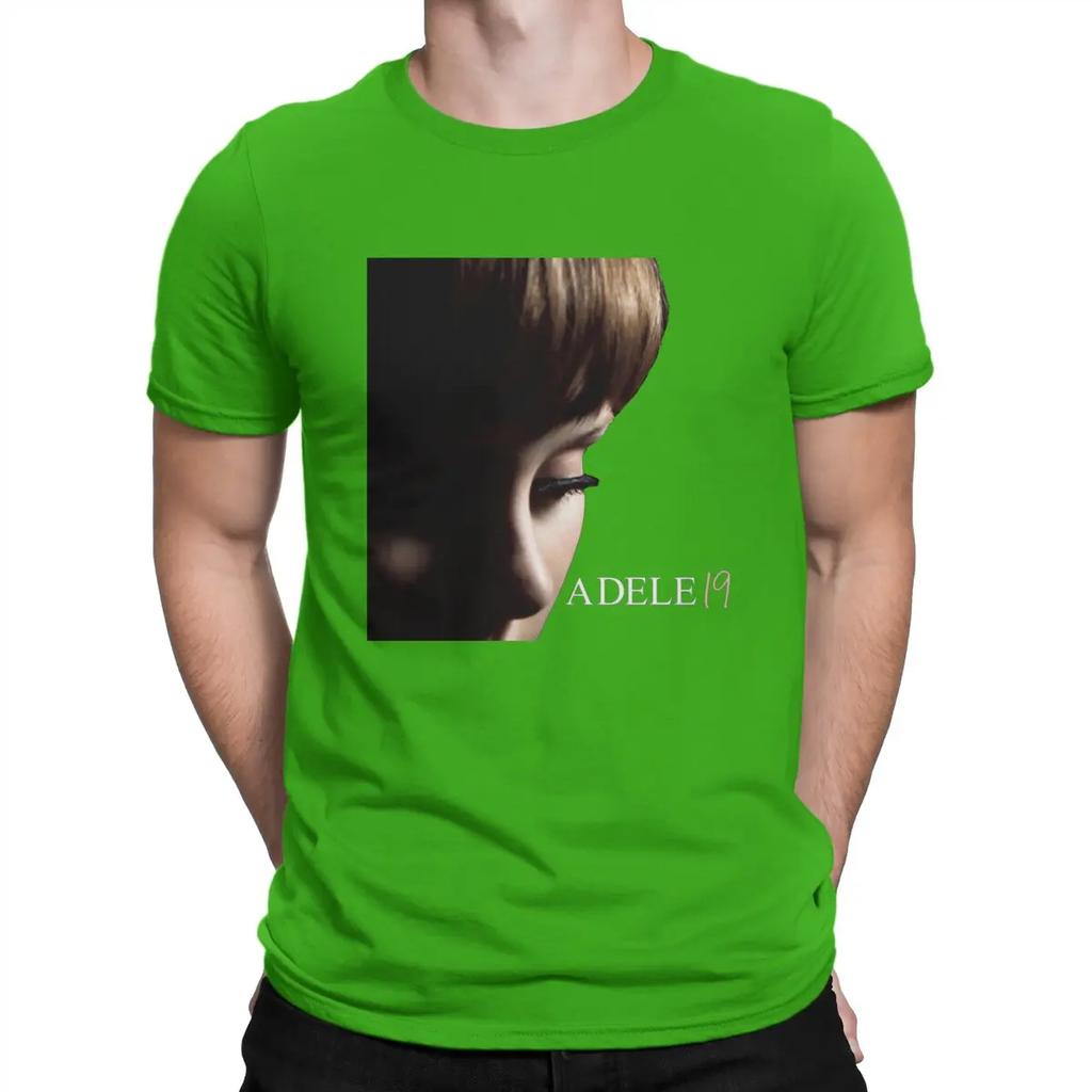 Fan Men T Shirts A-Adele Singer Cool Tee Shirt Short Sleeve Crew Neck T-Shirts Pure Cotton Gift Idea Clothing