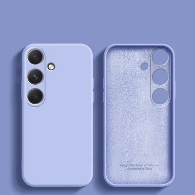 Роскошный мягкий силиконовый чехол из жидкого силикона для Samsung Galaxy A54 5G A14 A24 A34 A04 A04S A04E A15 4G A25 A35 A55, противоударный чехол