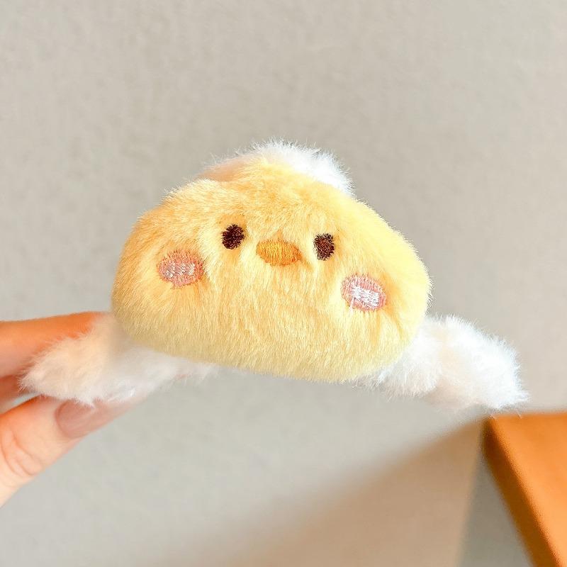 Мультяшный плюшевый зажим-краб для волос женский большой зажим с высоким уровнем чувства заколка для волос осень и зима зажим-акула для волос на затылок милый головной убор