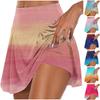 Women's Athletic Stretchy Pleated Tennis Skirts Run Yoga Inner Shorts Elastic Sports Golf Skorts
