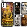 Krajews Красочный Будда Мягкий Чехол для Телефона для iPhone 14 5s 6s 7 8 plus X XR XS 11 12 13 pro max Samsung Galaxy S21 S22 ultra