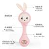 New Sand Hammer Electric Light Music Hand Shake Rhythm Stick Silicone Teether Bite Baby Toys Rattle