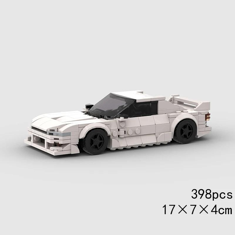 Скоростной кабриолет MOC Автомобиль Супергонка Техническое транспортное средство Модель Строительный блок Гоночный Раллийный Спортивный Кирпич Рождественский Подарок Игрушка Город
