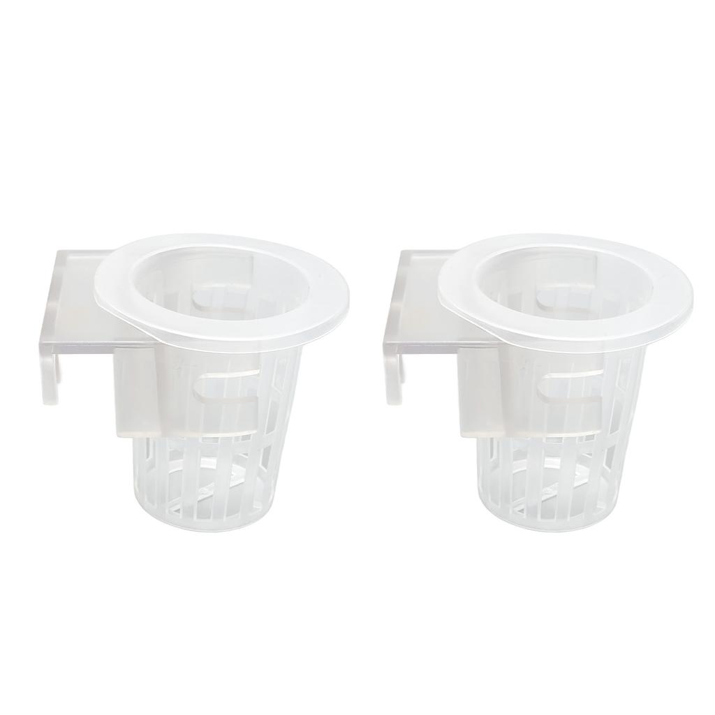 Hanging Aquarium Plant Holder Adjustable Fish Tank Planter Cups with Hole for Aquascape Decorations