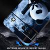 Мультяшный Аниме Панда Милый Чехол Для Телефона Для Google Pixel 10 9a 9 8A 8 7 7A 6 6A Pro XL 2024 5G Черный Мягкий ТПУ Силикон