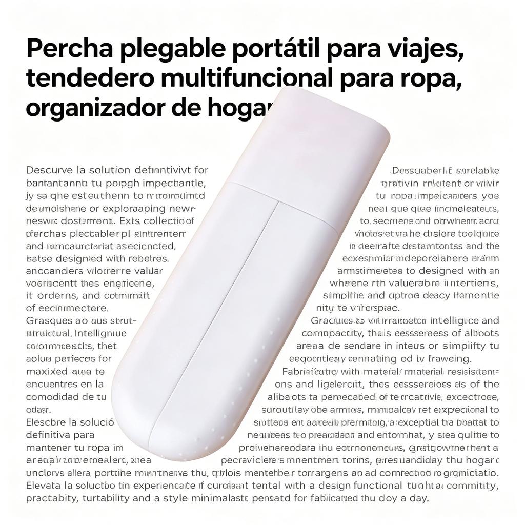 Percha plegable portátil para viajes, tendedero multifuncional para ropa, organizador de hogar
