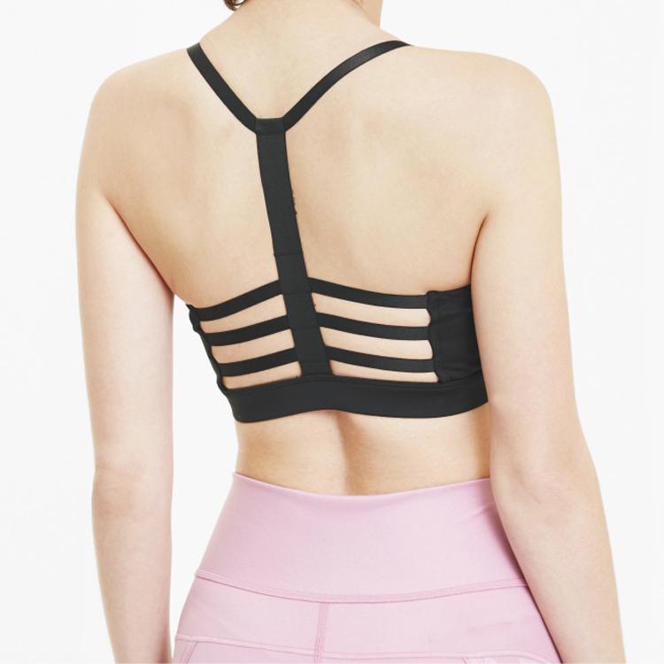 Puma Фитнес Тренировки Йога Спортивный Бюстгальтер Женское Нижнее Белье Черный 51947102