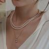 Dawn of Me Grace Double Pearl Necklace