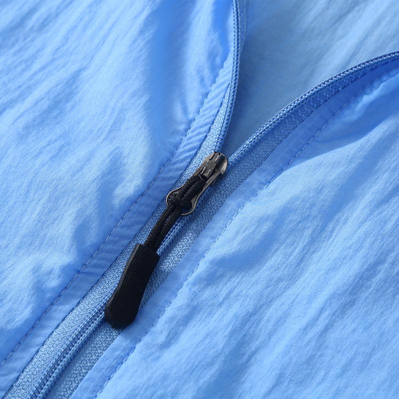 Fashion Sunscreen Clothes Summer for Men Casual Upf 50 Thin Hooded Couple's Plus Size Summer Jackets