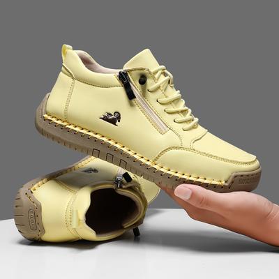 Популярная женская обувь ручной работы на мягкой подошве, осенне-зимние туфли на плоской подошве, повседневная обувь А