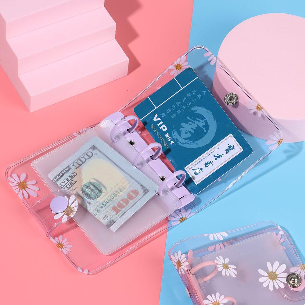 Book Hand Account Diary Daisy Flower Notebook Cover Inner Pages Loose-leaf Refill Rings Binder