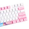 118 клавиш/комплект OEM-профиль Blue Girlish Keycap для механической клавиатуры PBT Dye Sublimation для клавиш Лучший подарок для