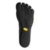 Vibram FiveFingers KSO EVO Беговые Маленький XS Тренажерный зал EU40 14M0701 Мужская обувь с пятью пальцами, 3 мм, Треккинг, Тренировки, Черный, (25,0 см), [Использовал]