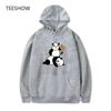 Funny WoUnisex Hoodies Printed WWF Panda Cute Cartoon Oversized Long Sleeve WoUnisex Clothes Pullover Tops Winter Ladies Clothing