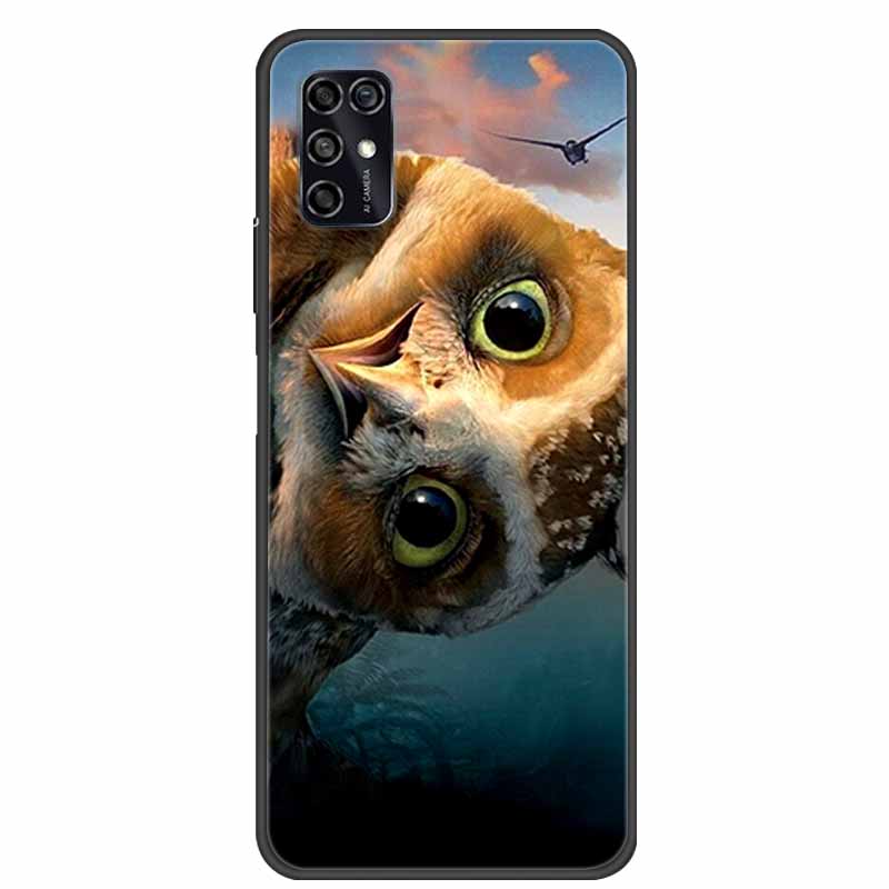Для ZTE Blade V2020 Умный Чехол Черный Бампер Силикон ТПУ Мягкий Чехол-Крышка для Телефона Для ZTE Blade V20 Smart 8010 Funda Мультяшный Coque