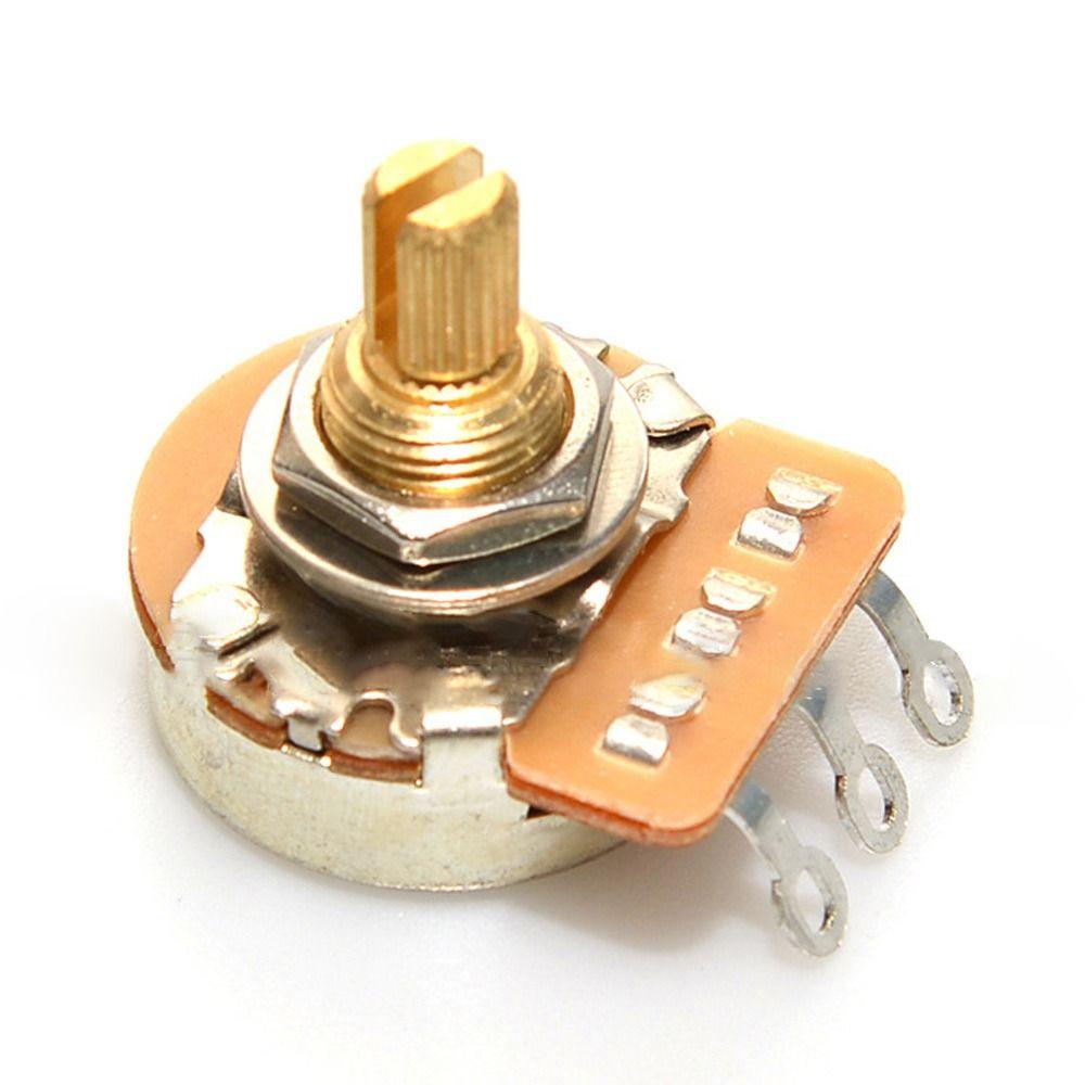 Ручка настройки баса, медный стержень, потенциометр, короткий стержень, гитарные потенциометры, латунь, 3/8" с резьбой