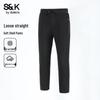 Baleno Men's S&K Fleece-Lined Winter Softshell Straight-Leg Pants