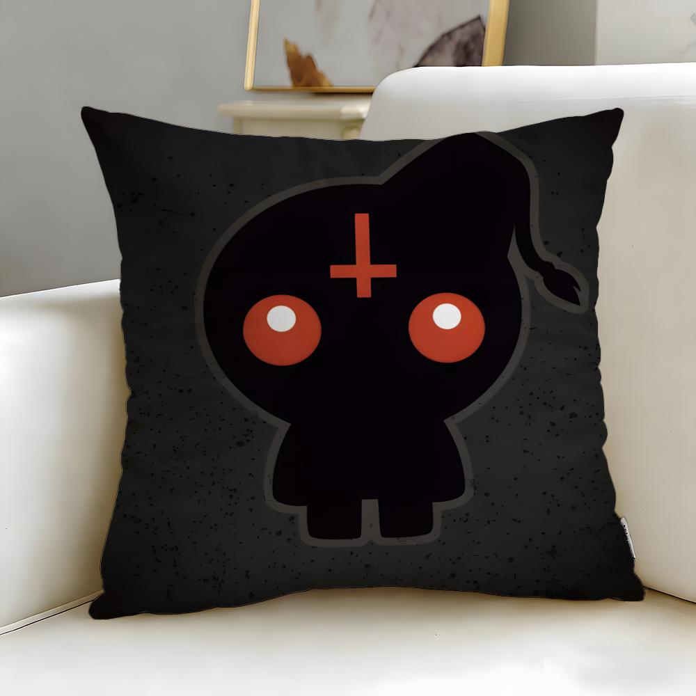 Модный чехол для подушки The Binding of Isaac Мягкий Легко стирающийся Наволочка Универсальный для Дивана Кровати Путешествий и Офиса
