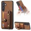 Кошелек-чехол с карманами и ремешком на запястье для Samsung Galaxy S24 Ultra S23 S22 Plus S21 FE A04 A14 A24 A34 A54 A15 A25 A72 A73