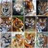 Diy 5D Diamond Painting Tiger Full Square Drill Animal Diamond Embroidery Mosaic Cross Stitch Kits Wall Art Home Decor Gift