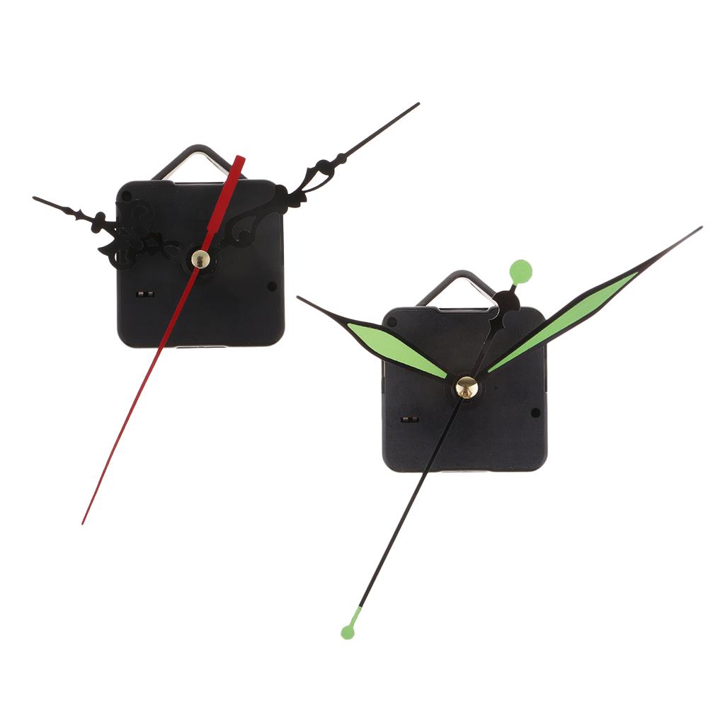 1 Set Movement with Pointer for Quartz Wall Clock Repair Replacement Green