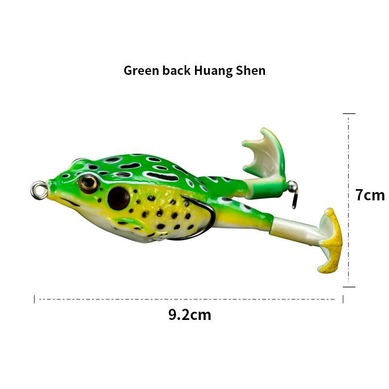 Мягкая приманка-плавунья Propeller Frog Swimbait Lures - реалистичное плавание, прочная конструкция