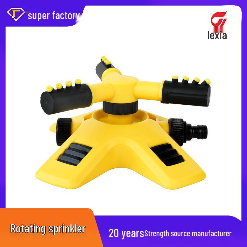 Трехсопловой 360° Автоматический Вращающийся Дождеватель для Полива Цветов