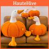 Pumpkin Up Dress Goose Animal Plush Toy Kids Birthday Gift Home Decorations