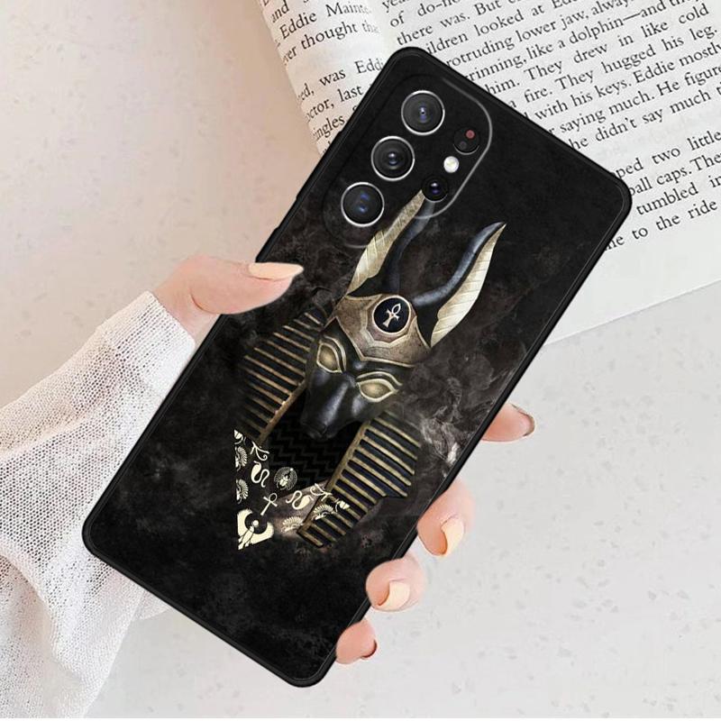 Египет Нефертити Анубис Анк Чехол для телефона для Samsung Galaxy S25 S23 S30 S8 S21 S20 FE S24 S22 Note 10 20 S8 Plus lite Ultra