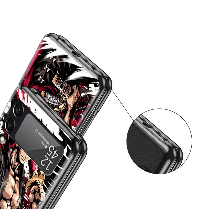 Case for Samsung Galaxy Z Flip Z Flip 3 Z Flip 5 Z FLIP 6 Back Cover Cartoon Q Version Of Zoro