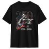 Harajuku T Shirt 250th Abraham Lincoln Abe Lincoln Playing Guitar Cotton Tshirts Novelty Tee Shirt For Unisexs Short Sleeve Tops