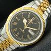 ВИНТАЖНЫЕ АВТОМАТИЧЕСКИЕ SEIKO 5 ВОССТАНОВЛЕННЫЕ ЯПОНСКИЕ МУЖСКИЕ ЧАСЫ С ЧЕРНЫМ ЦИФЕРБЛАТОМ a443185-1