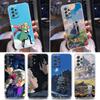 Прозрачный чехол для Samsung Galaxy A52 A51 A53 A72 A71 A73 A32 A31 A33 A22 A11, чехлы Хаяо Миядзаки, аниме «Ходячий замок Хаула»