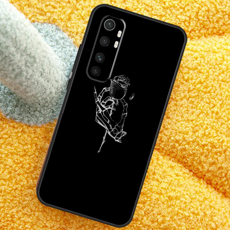 Черная Эстетика Чехол-череп Скелет Для Xiaomi 15 14 Ultra 13T 14T 15T 17 Pro Max Чехол Для POCO X7 F8 Pro X3 X5 X6 F5 F6 F7