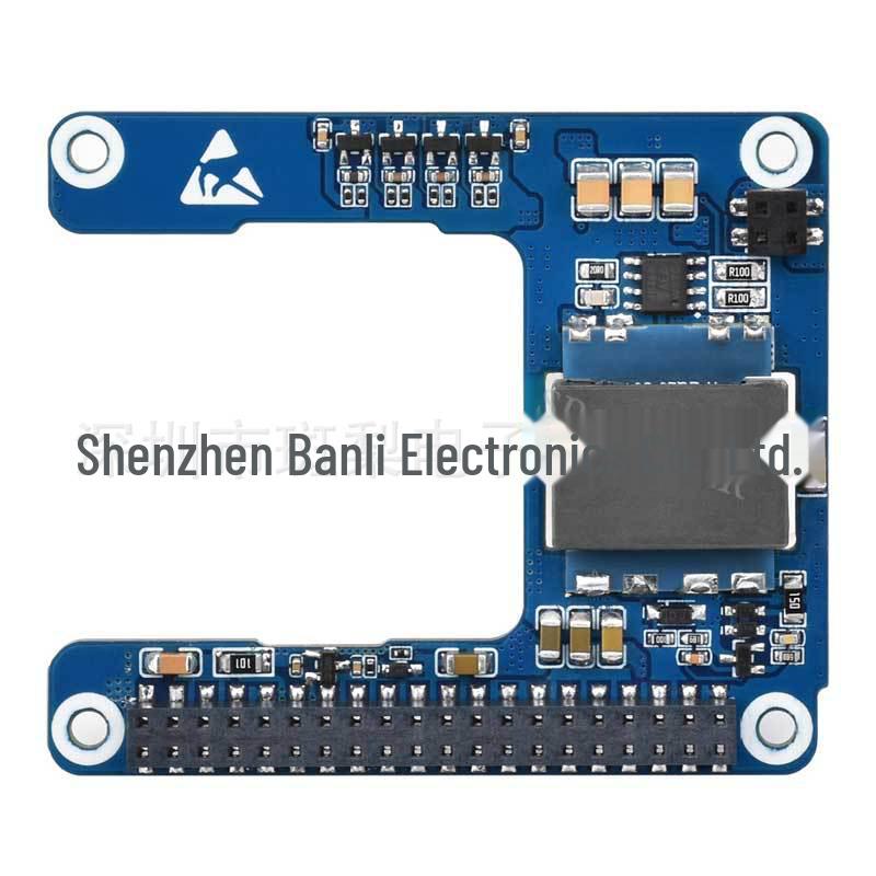 Raspberry Pi 5 Slim PoE HAT с Ethernet RJ45 и расширением питания 5В/5А для CM5
