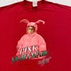 Винтажная 2005 года A CHRISTMAS STORY Ральфи Пасхальный Кролик Футболка БОЛЬШАЯ мягкая