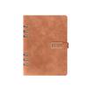 Thick A5 Notepad Buckle Ring Binder Journals Vintage Loose-leaf Notebook  Binder Journals