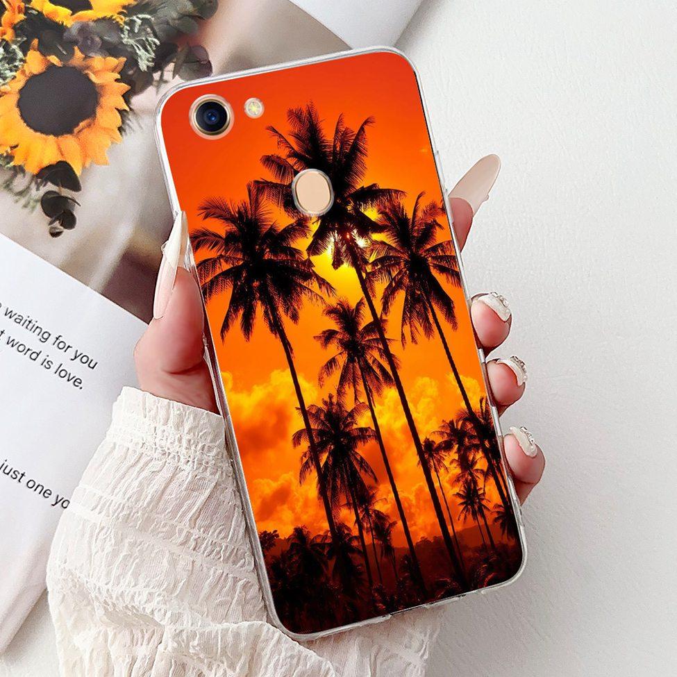 Clear Casing For Oppo F5 CPH1723 CPH1727 Cover For Oppo F5 Youth Case CPH1725 Luxury Butterfly Love Fashion Cool Lion Painted
