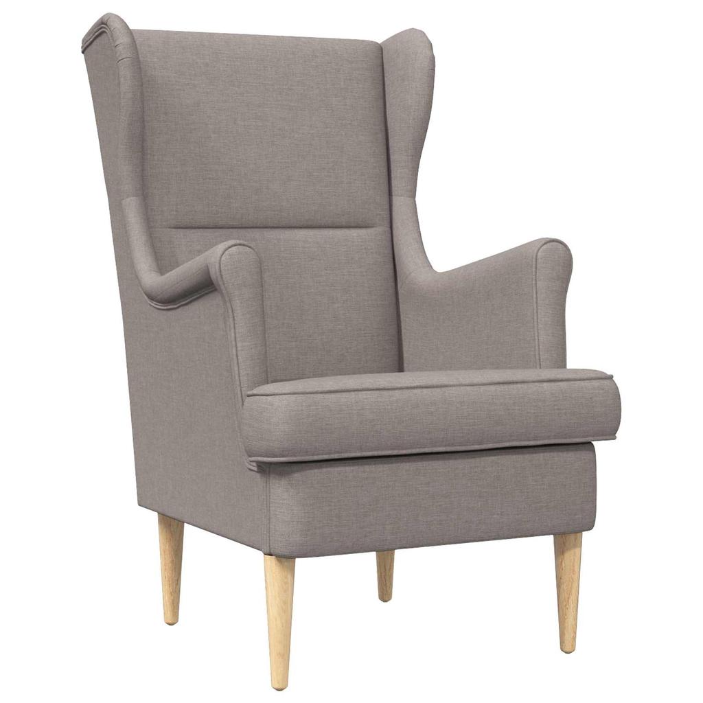 Armchair Taupe Fabric