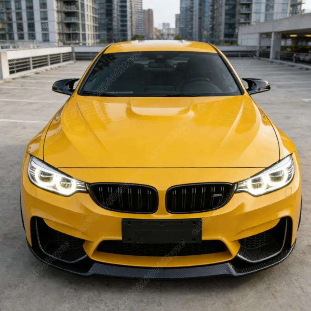 For BMW M3 F80 M4 F82 F83 2015 2016 2017 2018 2019 2020 Front Bumper Spoiler Lip CS Style Front Lip Splitter Modification Kit