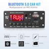 2*25W Amplifier Bluetooth 5.0 MP3 Decoder Board DC 7V-15V Car MP3 Player USB FM Radio Call Recording With Remote Control Car Kit