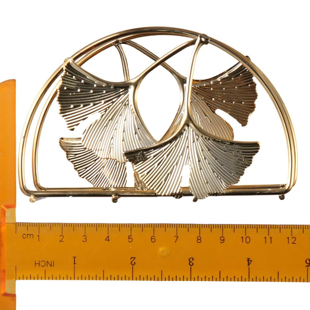 Ginkgo Napkin Holder Gold Holders for Paper Room Decors Standing Napkin Dispenser Table