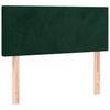 Headboard in Dark Green 100 x 5 x 78 88 cm Velvet